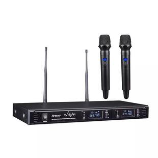 安度ATW-Xe690l/h无线手持话筒一拖二无线会议话筒无线麦克风