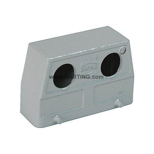 Harting浩亭19300160666HanBHoodAngledEntry4Pegs2xM25