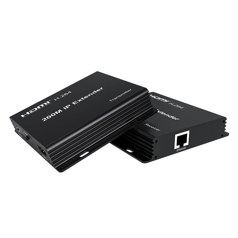 200米HDMIKVMIP网线延长器（H.264）200MHDMIKVMIP