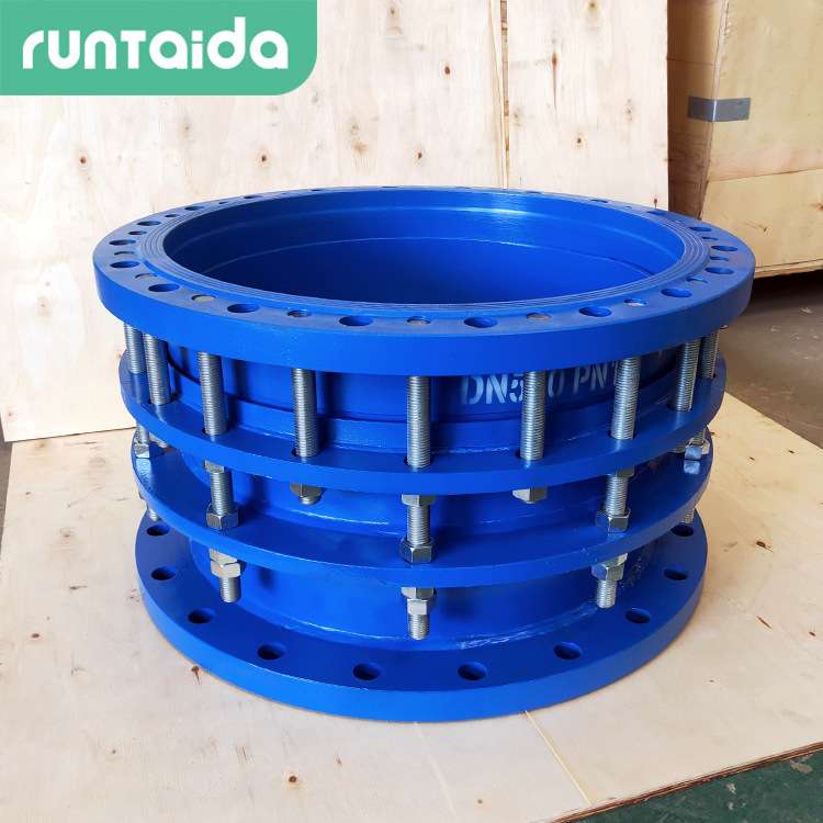 管道钢制伸缩节高压金属不锈钢伸缩接头DN400B2F双法兰限位伸缩器
