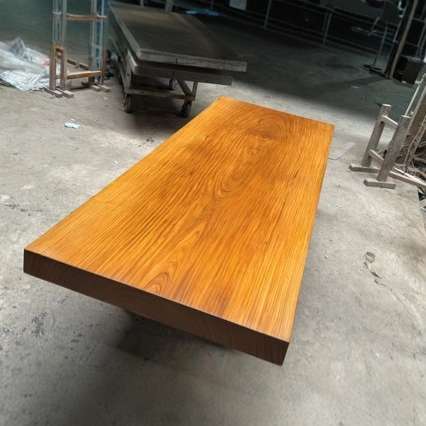 非洲柚木大板桌 实木茶桌原木办公会议桌 电脑桌餐桌书桌整板