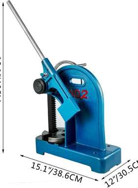 工厂直销arbor press手动压力机2TR棘轮式小型台式压轴机手板压机