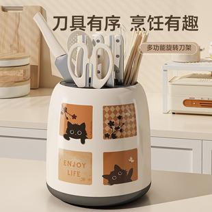 卡通潮趣家用厨具收纳高颜值卧室厨房大容量高档收纳桶置物架
