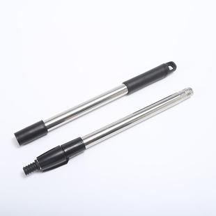 现货22 25mm伸缩3节杆电动刷扫把杆不锈钢旋转拖把电动清洁刷杆子
