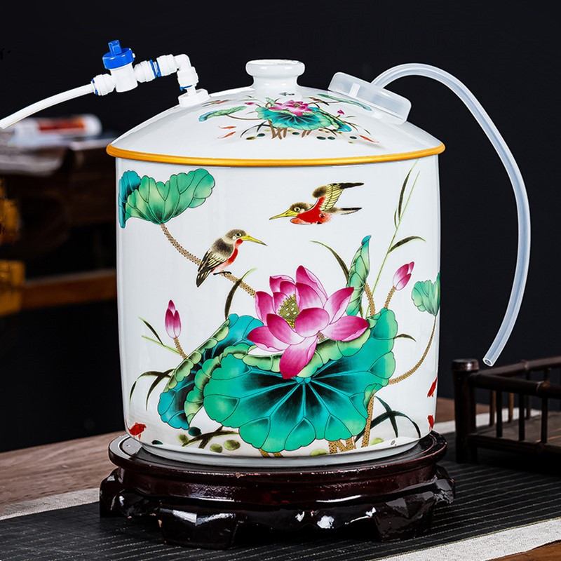 茶台饮水桶带浮球阀净水器水满自动停功夫茶具自动上水进水储水罐