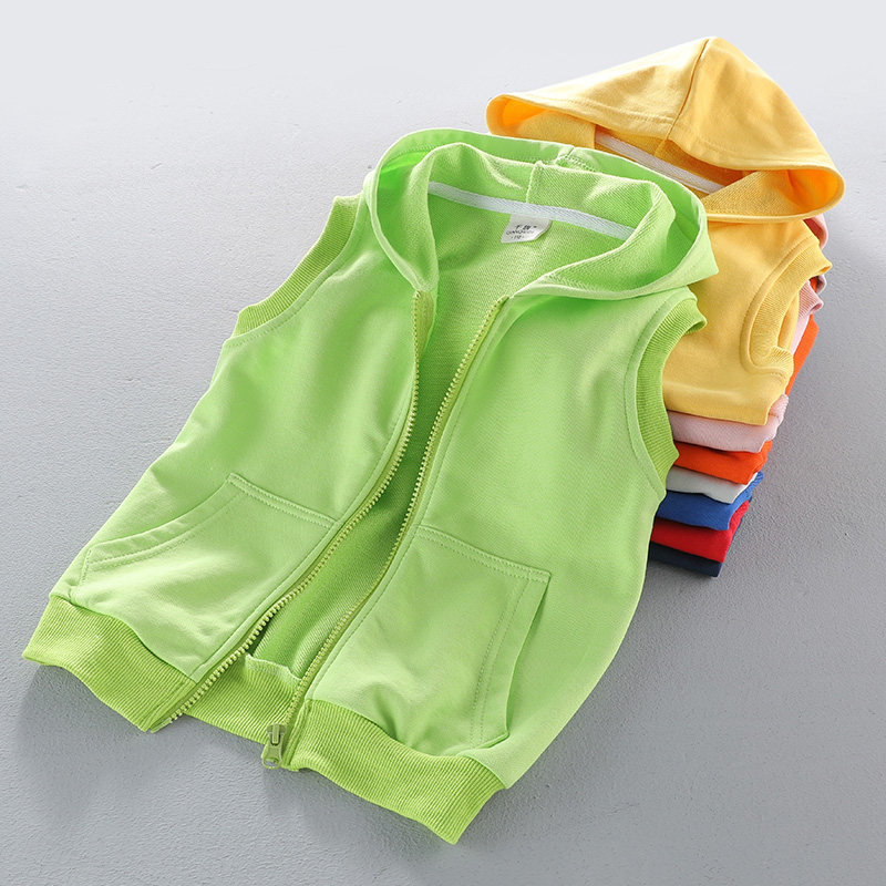儿童马甲春秋薄款外穿纯棉连帽夏季男女宝宝小孩背心幼儿园服定制,童装/婴儿装/亲子装,马甲,淘宝优惠券,粉丝福利购,淘宝优惠卷