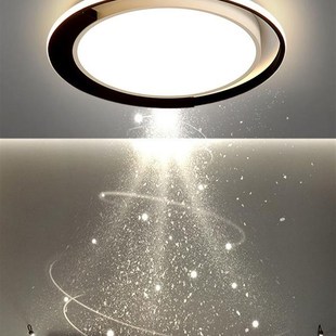 斯堪 纳维亚超薄大气Led吸顶灯客厅卧室书房简单现代圆形主卧室