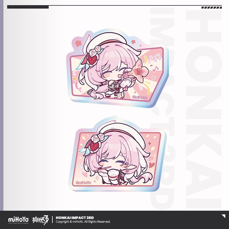 【米哈游/崩坏3】HONKAI MEME亚克力徽章爱莉希雅琪亚娜