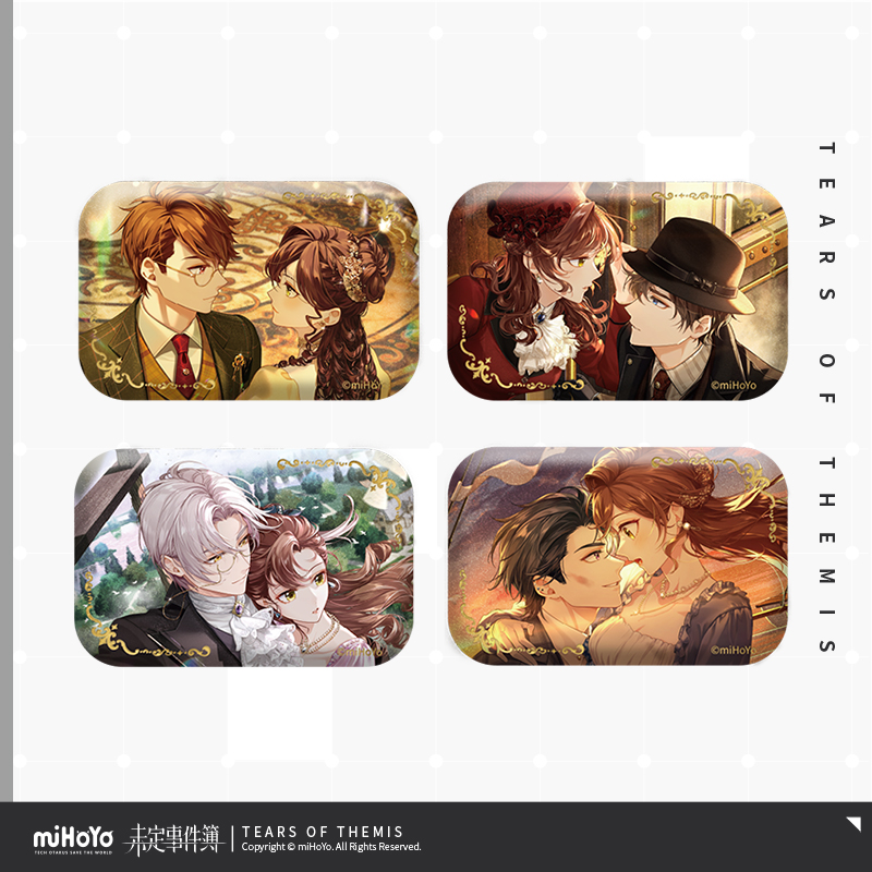 【米哈游/未定事件簿】情迷贝克伦系列 方形徽章 余量掉落