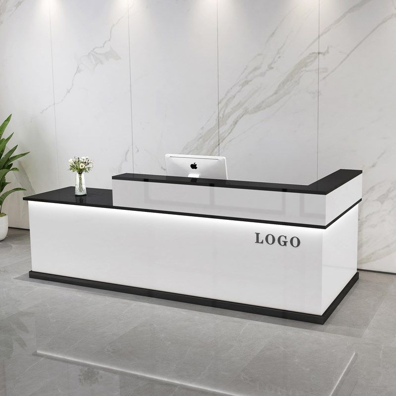 实木前台接待台店铺小型美容院柜台简约现代办公桌转角吧台收银台,商业/办公家具,收银台,淘宝优惠券,粉丝福利购,淘宝优惠卷