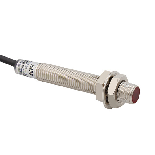 M8光电开关E3HT-DS3E1红外线漫反射NPN三线常开 24V 感应距离5cm