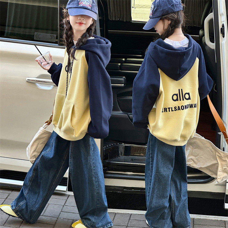 春秋冬女7岁套装2025女童运动服两件套女孩春秋套装新款儿童卫衣