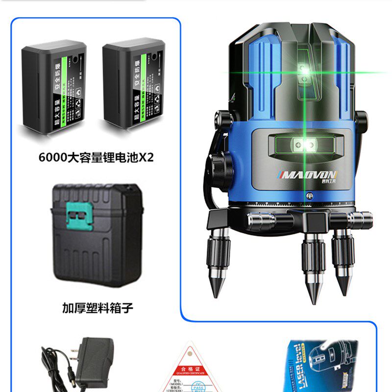 德国水平仪绿光2线3线5线LD蓝光激光红外线高精度自动打线平水仪