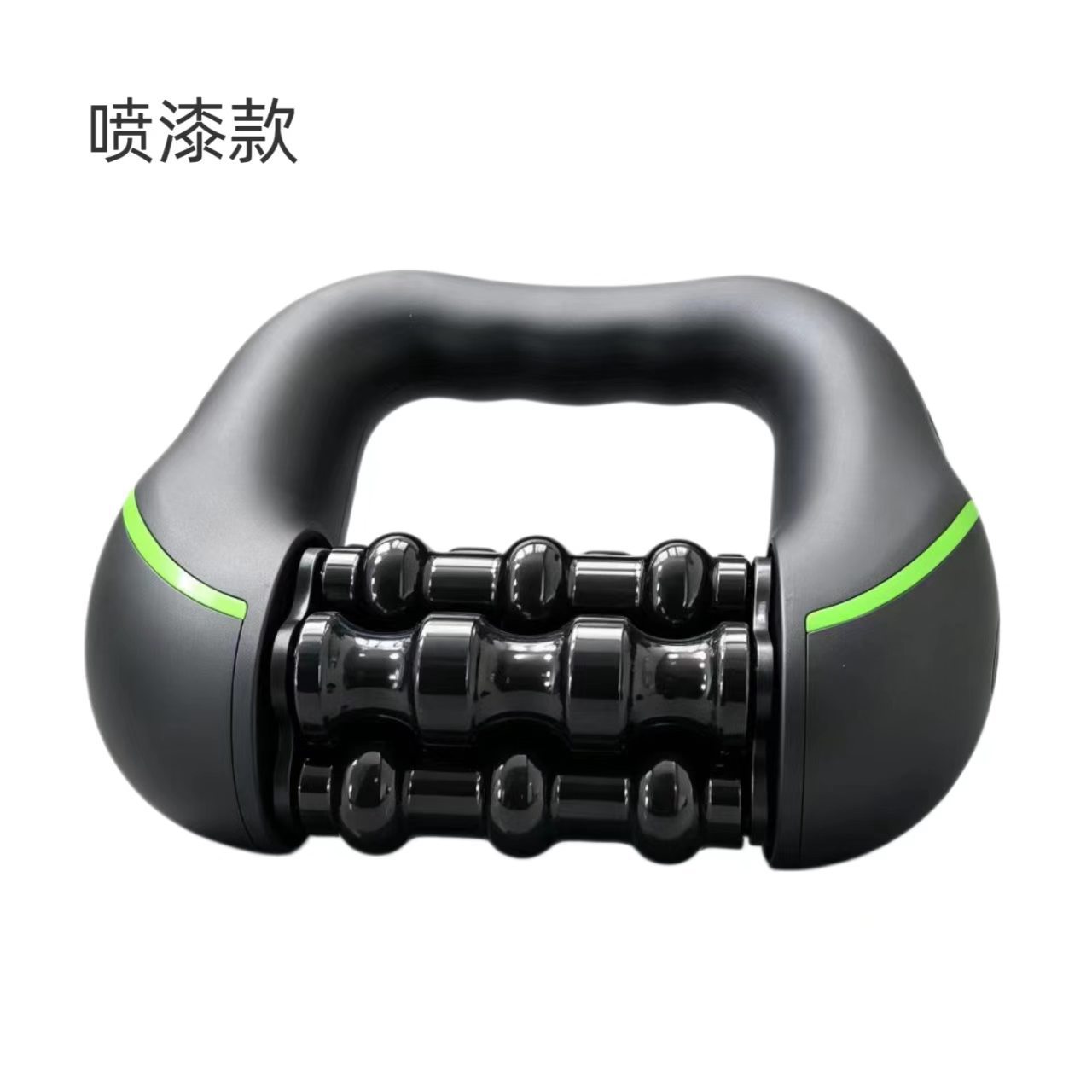 滚压按摩硅胶滚珠筋膜按摩器全身肌肉放松滚轮腿部按摩棒
