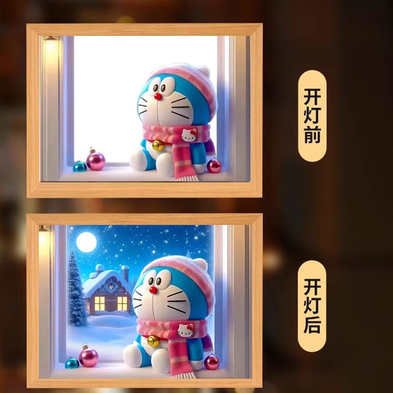 哆啦A梦大雄叮当猫创意小夜灯