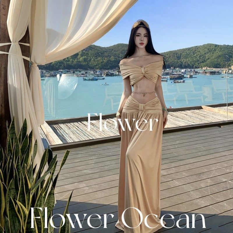 【软黄金】西米亚性感三件套bikini温泉海边度假分体泳衣绝美新款