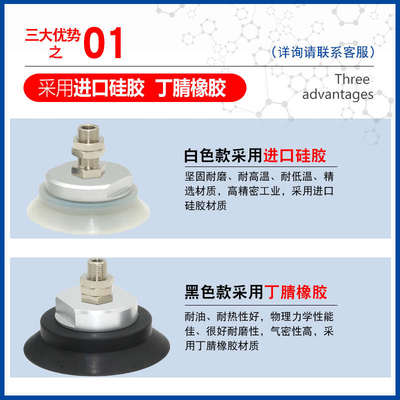 AFS重载机械手真空吸盘ZPT-H32/40/50/63/80/100/125-A14/16强力