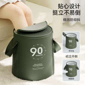 可折叠泡脚桶器便携式 宿舍熏蒸足浴好物洗脚家用泡脚袋深桶过小腿