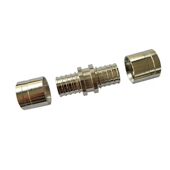 滑紧件铝塑管接头配件地暖管地暖全铜加长加厚国标20管接头电镀