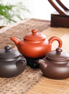 手把壶紫砂对嘴手拿小茶壶对嘴喝手工朱泥西施壶过滤冲泡茶壶陶瓷