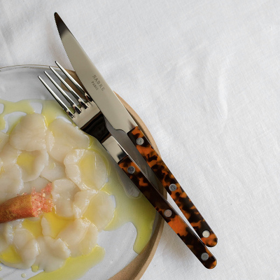 法国进口Sabre Paris不锈钢西餐餐具刀叉套装家用牛排刀勺子叉子