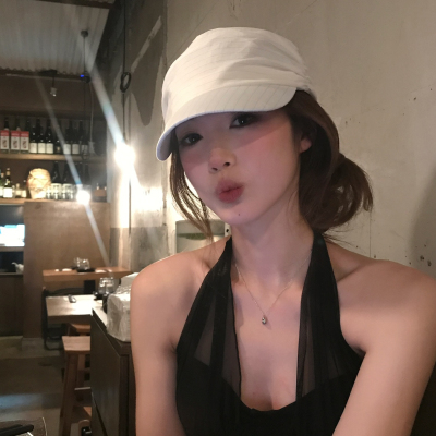 【猫仔kitten】夏日白色清爽鸭舌帽薄透气防晒帽皱褶百搭平顶帽子
