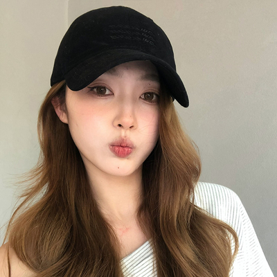 【猫仔kitten】鸭舌帽女显脸小韩版百搭棒球帽复古时尚个性帽子
