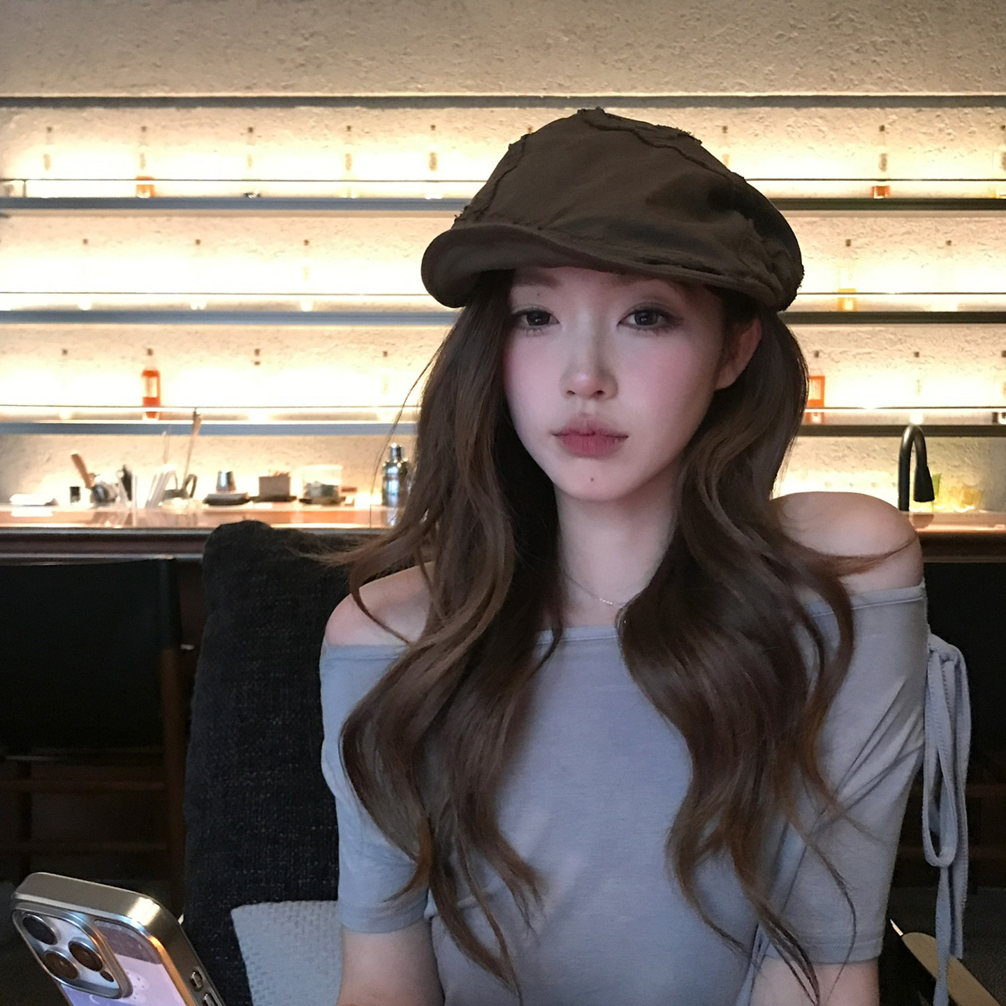 【猫仔kitten】复古文艺日系画家帽女帽子休闲报童帽短帽檐春夏