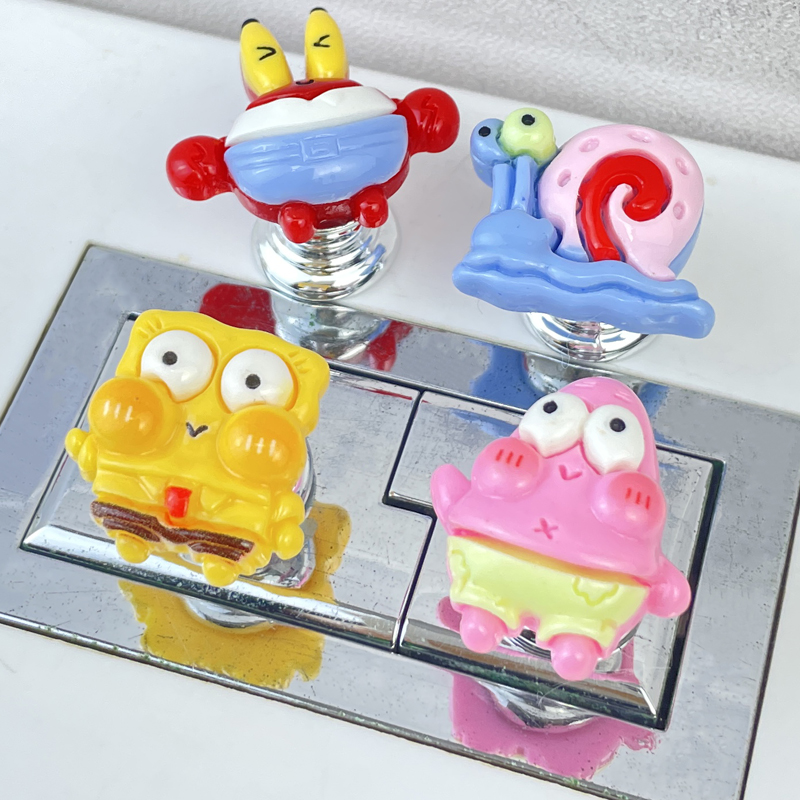 可愛馬桶開關按壓器美甲專用