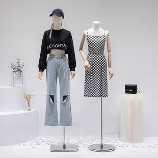 韩版锁骨女装模特人偶橱窗假人台服装店小胸模特展示架全身