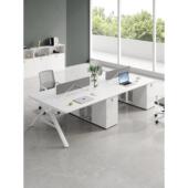 办公职员桌椅组合简约现代四4六6双人位办公室屏风卡座员工位家具