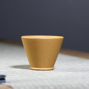 直销宜兴紫砂黄段泥大红袍鸟趣手工刻绘配套主人杯品茗杯 新款