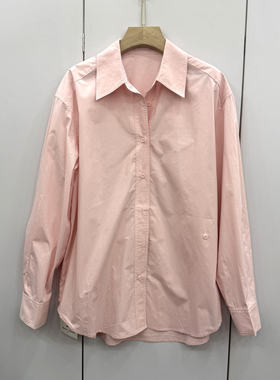 QYY26808欧洲站2026春新款时尚百搭纯色简约宽松显瘦多色棉质衬衫