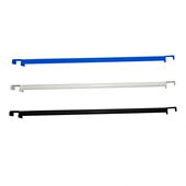 仓储货架衣柜挂衣杆中间横杆子圆管黑白色置物架长0.8m1.2米1.5m3