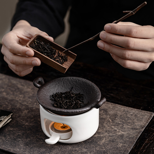 温茶炉套装 蜡烛明火暖茶工位炒茶保温神器陶瓷围炉煮茶器 2025新款