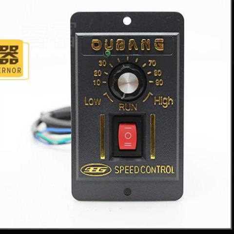 睿富交流220V马达减速电机6-400W调速器开关US-52正反转数显控制