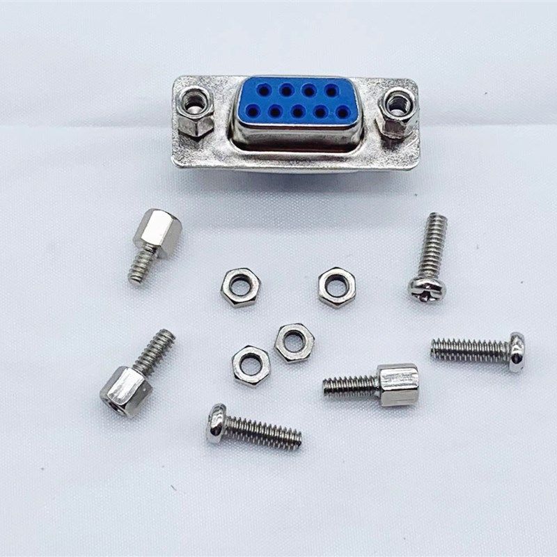 DB头十字槽螺丝4#-40*5+7DB9串口螺丝DB头六角螺柱VGA螺柱DB25DB9