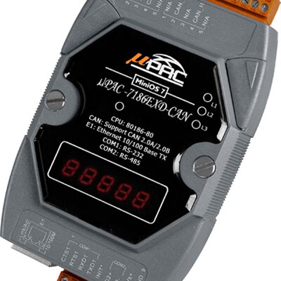 uPAC-7186EXD-CAN总线以太网可编程自动化控制器1个Ethernet口