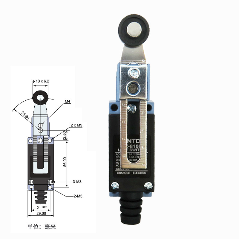 昌得限位行程开关TZ-8108 8107 8104 8111 8112 8167 8168 银触点