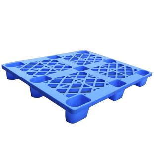 直销广东惠州现货全新HDPE圆脚塑料卡板田字型网格托盘四面进 新款