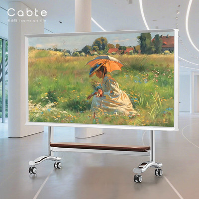 电视移动支架不锈钢低趴艺术推车