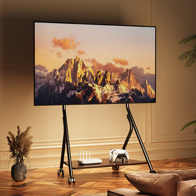 CABTE可移动电视支架带轮推车