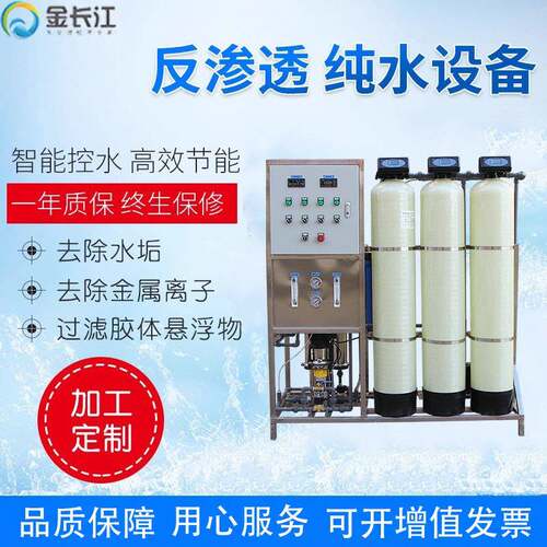 供应0.5吨th小时ro反渗透EDI实验室用高纯水 500抛光去离子水设备