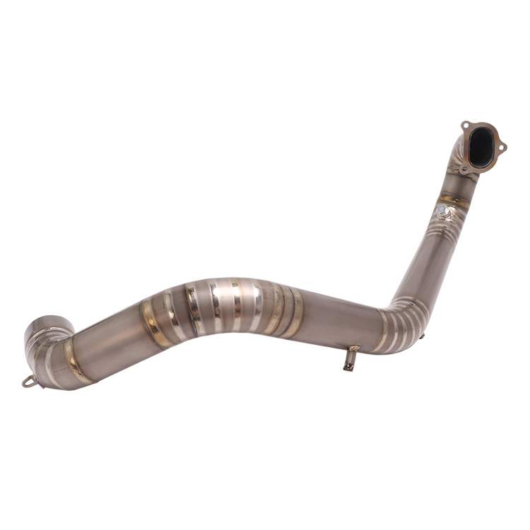 适用于Hypermotard950 SP前段连接管骇客950改装钛合金前段排气管