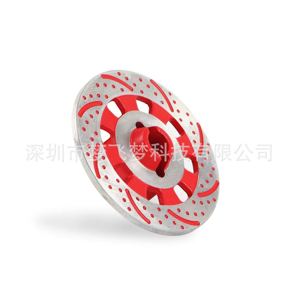 1/7大脚车 UDR带钳制金属刹车碟 红色一对装