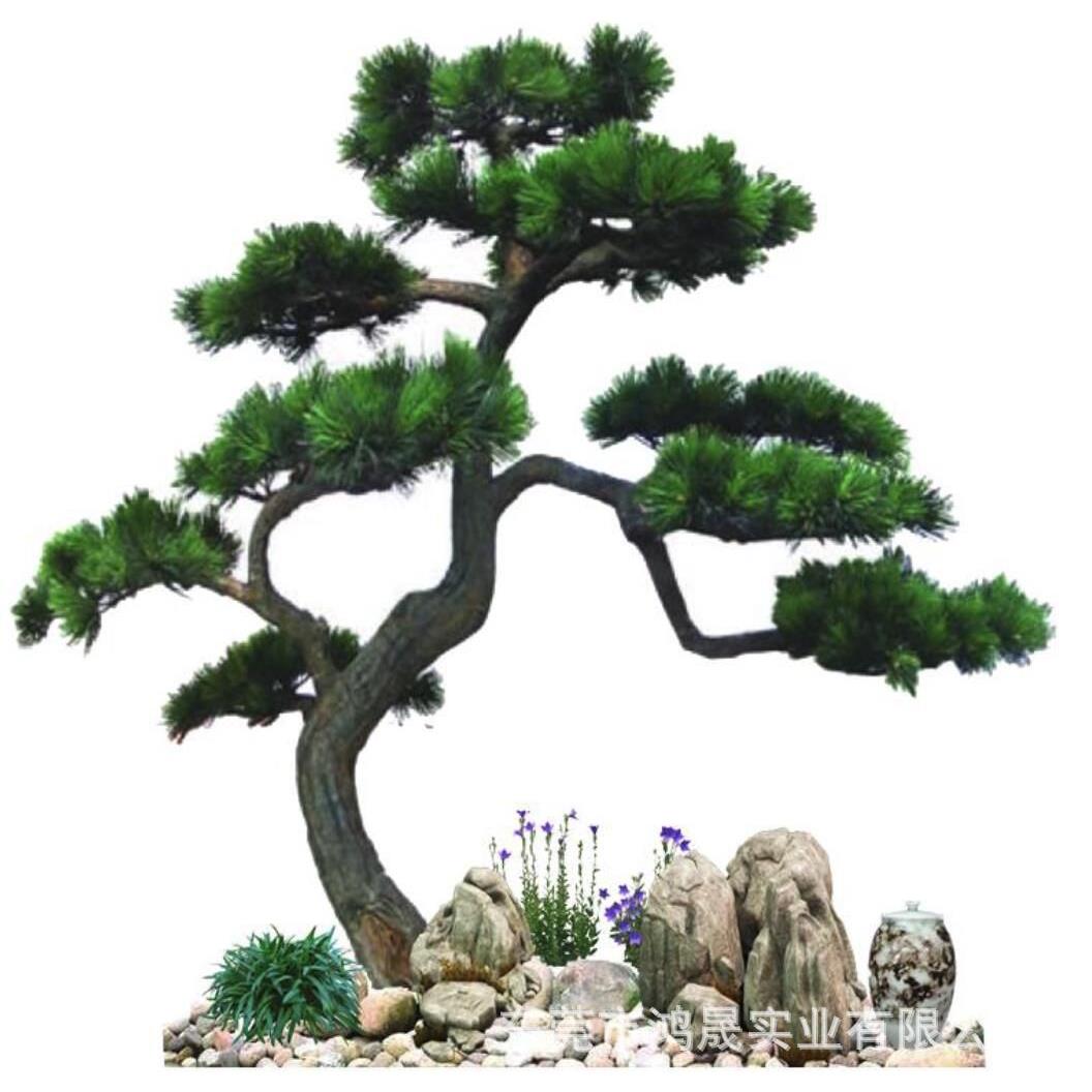 仿真松树雪松节日装饰圣诞雪松树仿真松树迎客松直销