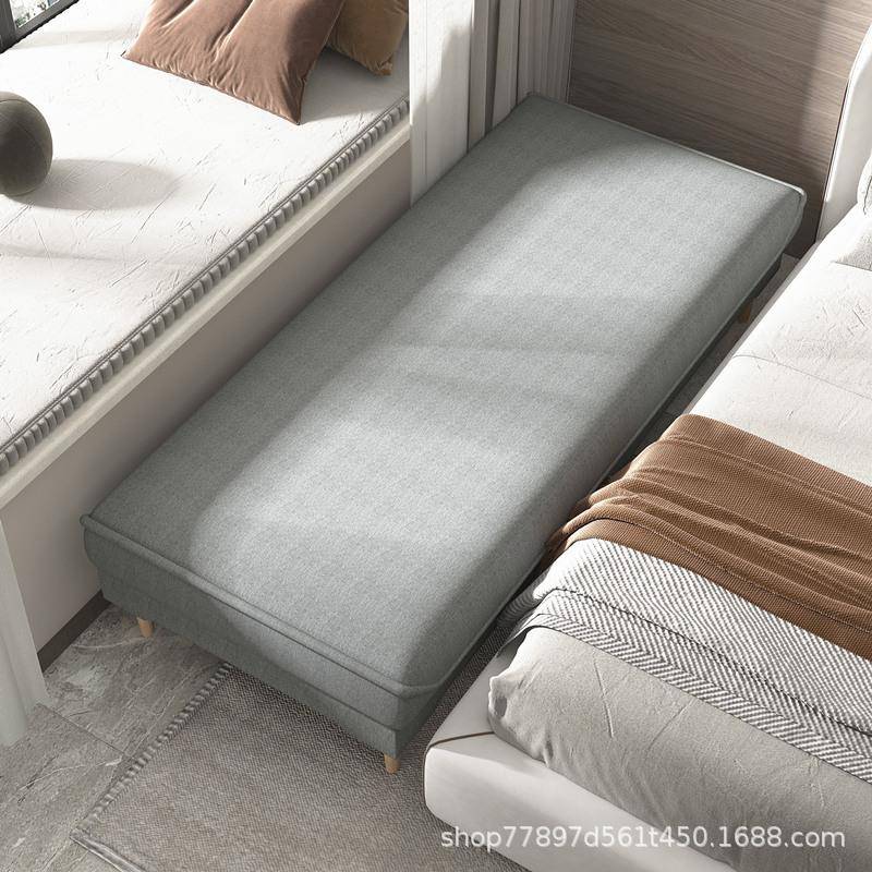 阳台沙发拼接床布艺边床加宽单人床两用贵妃躺椅午休沙发榻陪护床