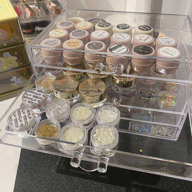 美甲收纳盒甲油胶罐装胶收纳首饰钻饰亚克力透明抽屉式亮片收纳盒,农机/农具/农膜,其它农用工具,淘宝优惠券,粉丝福利购,淘宝优惠卷