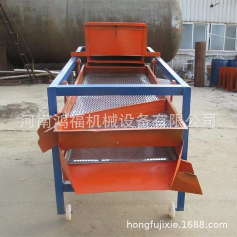 电动高粱乌米去杂清理筛 豆芽浮皮振动筛选机 粮食水稻双层精选机