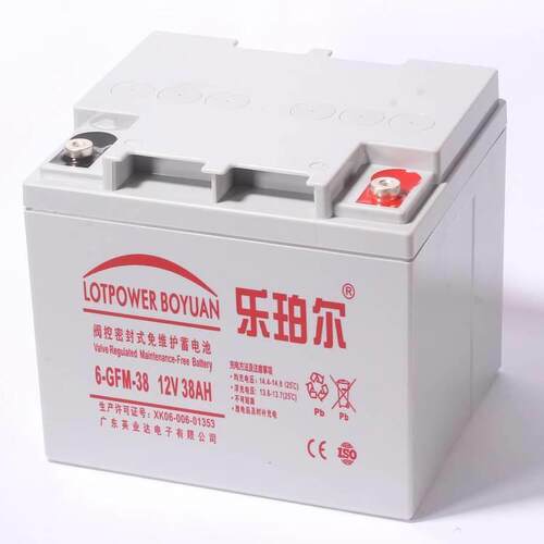 乐珀尔蓄电池6-GFM-3812V38AH电信基地深循环浮充使用